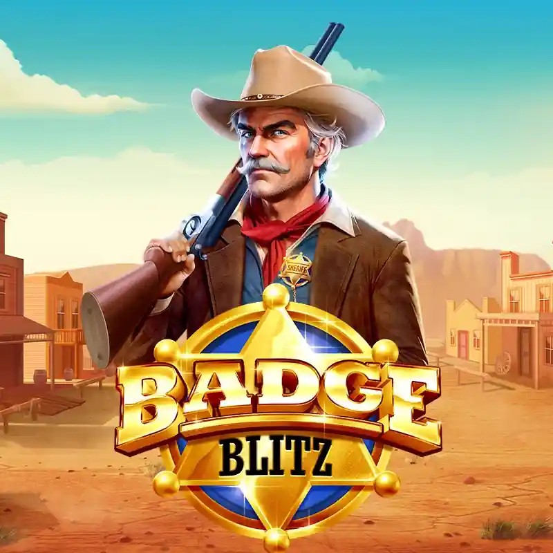 Try Badge Blitz slot by Pragmatic Play on casinospacehills.com – logo image