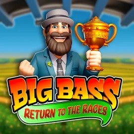 Slots logo of Big Bass Return to the Races from Pragmatic Play at SpaceHills Casino