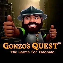 Gonzo's Quest logo by NetEnt at SpaceHills CasinoGonzo's Quest