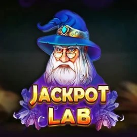 Jackpot Lab slot logo by Platipus at SpaceHills Casino