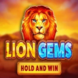 Lion Gems Hold and Win slot logo by Playson at SpaceHills CasinoLion Gems Hold and Win