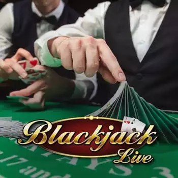 Live Blackjack by Evolution, showcased at casinospacehills.com – game logo