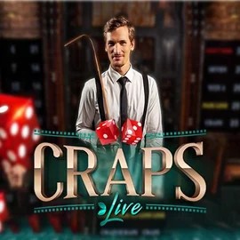 Live Craps slot visual from Evolution available on casinospacehills.com