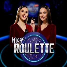 Mega Roulette slot icon by Pragmatic Play, available at SpaceHills Casino