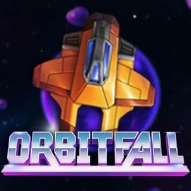 Orbitfall logo by ELK Studios at SpaceHills CasinoOrbitfall