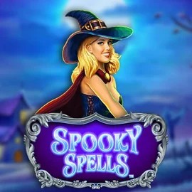 Spooky Spells slot icon by Novomatic, available at SpaceHills Casino