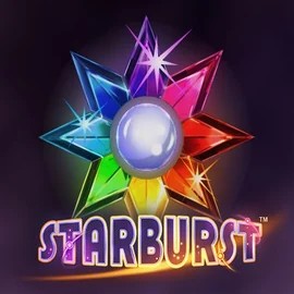 Starburst logo – Slots by NetEnt at SpaceHills Casino